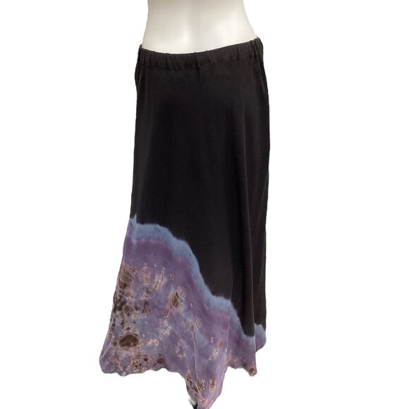 Vintage Carole Dolighan Set Women’s Size XL Long Skirt+Asymmetrical Top Tye Dyed - Picture 9 of 10